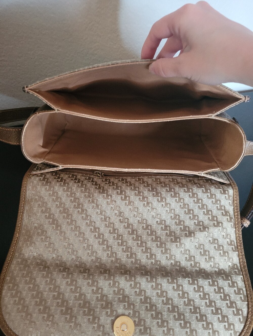 Vintage Gucci Monogram  Shoulder Crossbody Bag - Picture 14 of 16